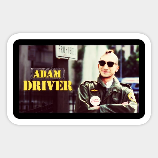 Adam "Taxi" Driver Sticker by sickboywolfgang